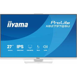 iiyama ProLite XB2797QSU-W1 tietokoneen litteä näyttö 68,6 cm (27") 2560 x 1440 pikseliä Quad HD LED Valkoinen