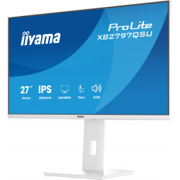 iiyama ProLite XB2797QSU-W1 tietokoneen litteä näyttö 68,6 cm (27") 2560 x 1440 pikseliä Quad HD LED Valkoinen