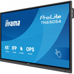 iiyama TN6505A-B1AG infonäyttö Interaktiivinen litteä paneeli 163,8 cm (64.5") 500 cd m² 4K Ultra HD Musta Kosketusnäyttö