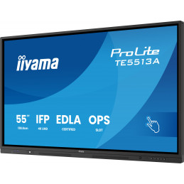 iiyama TE5513A-B2AG infonäyttö Interaktiivinen litteä paneeli 138,7 cm (54.6") Wi-Fi 500 cd m² 4K Ultra HD Musta Kosketusnäyttö