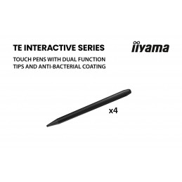 iiyama TE6513A-B2AG infonäyttö Interaktiivinen litteä paneeli 163,8 cm (64.5") Wi-Fi 500 cd m² 4K Ultra HD Musta Kosketusnäyttö