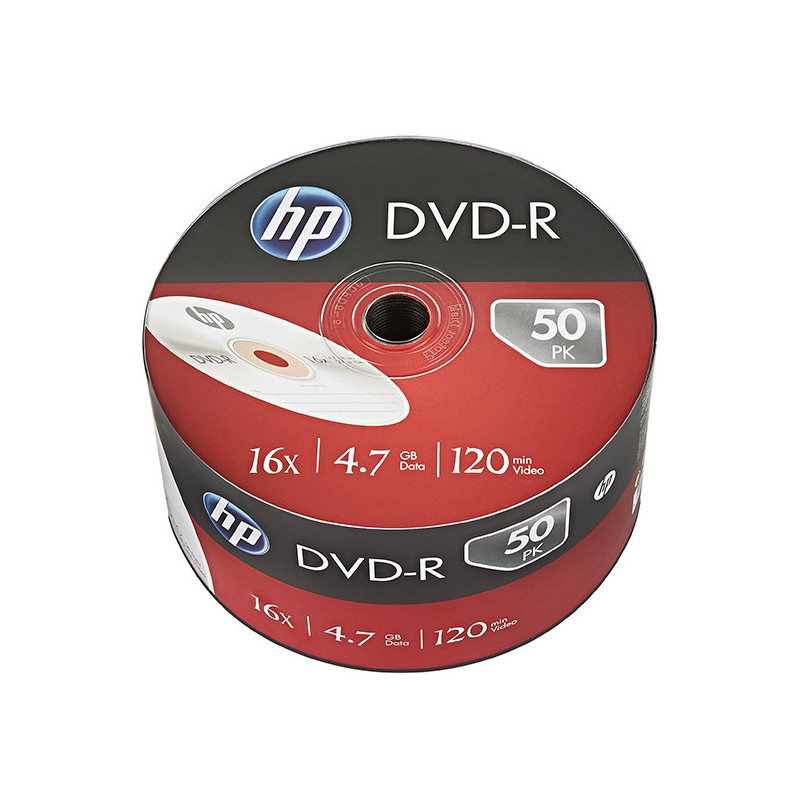 HP DME00070 tyhjä DVD-levy 4,7 GB DVD+R 50 kpl