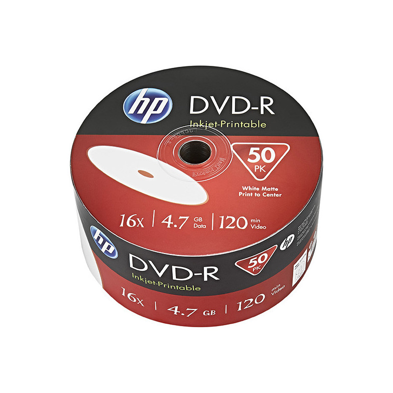 HP DME00070WIP tyhjä DVD-levy 4,7 GB DVD+R 50 kpl