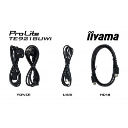 iiyama TE9218UWI-B1AG infonäyttö Kioskimalli 2,32 m (91.5") LED Wi-Fi 500 cd m² 5K Ultra HD Musta Kosketusnäyttö