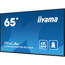 iiyama LH6560UHS-B2AG infonäyttö Digitaalinen A-taulu 163,8 cm (64.5") LED Wi-Fi 500 cd m² 4K Ultra HD Musta Sisäänrakennettu