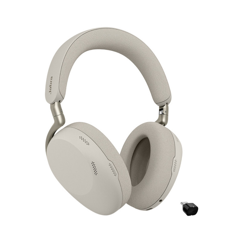 Jabra Evolve3 85 UC + Link 390c Kuulokkeet Langaton Pääpanta Puhelut Musiikki USB Type-C Bluetooth Harmaa