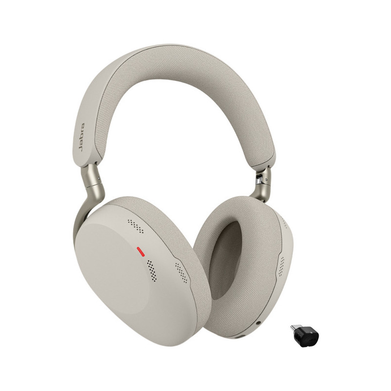 Jabra Evolve3 85 MS + Link 390c Kuulokkeet Langaton Pääpanta Puhelut Musiikki USB Type-C Bluetooth Harmaa