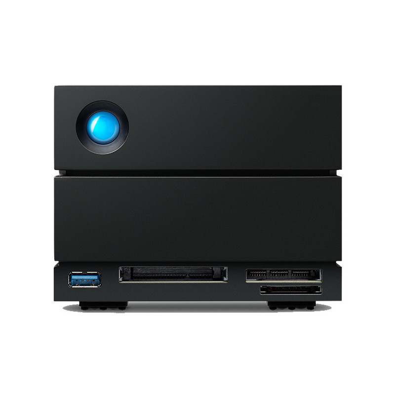LaCie 2big Dock v2 levyjärjestelmä 60 TB Työpöytä Musta