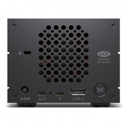 LaCie 2big Dock v2 levyjärjestelmä 60 TB Työpöytä Musta