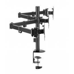 Deltaco ARM-0301-B TV-kiinnike 68,6 cm (27") Musta