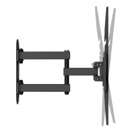 Deltaco ARM-1201-B TV-kiinnike 177,8 cm (70") Musta