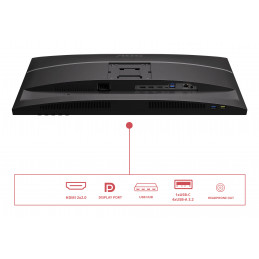AOC E4 U27E4CV tietokoneen litteä näyttö 68,6 cm (27") 3840 x 2160 pikseliä 4K Ultra HD LED Musta