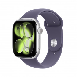 Apple Watch Series 11 OLED 46 mm Digitaalinen 416 x 496 pikseliä Kosketusnäyttö Hopea Wi-Fi GPS (satelliitti)