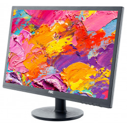 AOC E2260SWDA tietokoneen litteä näyttö 54,6 cm (21.5") 1920 x 1080 pikseliä Full HD Musta