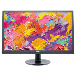 AOC E2260SWDA tietokoneen litteä näyttö 54,6 cm (21.5") 1920 x 1080 pikseliä Full HD Musta