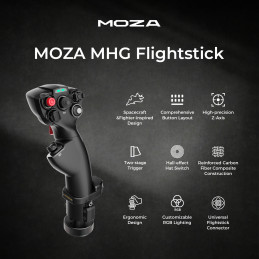 MOZA MHG Flight Stick Lento-ohjain