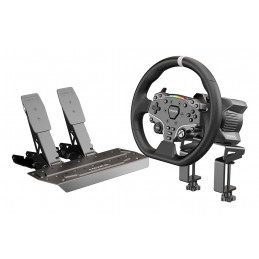 Moza Racing RS053 peliohjain Musta USB Ohjauspyörä + polkimet PC, Xbox One, Xbox Series S, Xbox Series X