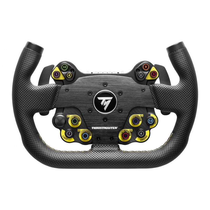 Thrustmaster EVO Racing 31U Leather Musta, Keltainen Ohjauspyörä Analoginen Digitaalinen PC, PlayStation 4, PlayStation 5, Xbox