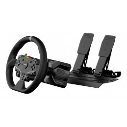 Moza Racing RS074 peliohjain Musta Bluetooth USB Ohjauspyörä + polkimet Digitaalinen PC