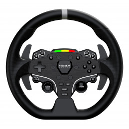 Moza Racing RS074 peliohjain Musta Bluetooth USB Ohjauspyörä + polkimet Digitaalinen PC