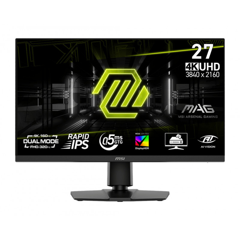 MSI MAG 272URDF E16 tietokoneen litteä näyttö 68,6 cm (27") 3840 x 2160 pikseliä 4K Ultra HD Musta