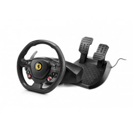 Thrustmaster T80 Ferrari 488 GTB Edition Musta USB Ohjauspyörä + polkimet Digitaalinen PC, PlayStation 4, PlayStation 5
