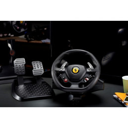 Thrustmaster T80 Ferrari 488 GTB Edition Musta USB Ohjauspyörä + polkimet Digitaalinen PC, PlayStation 4, PlayStation 5