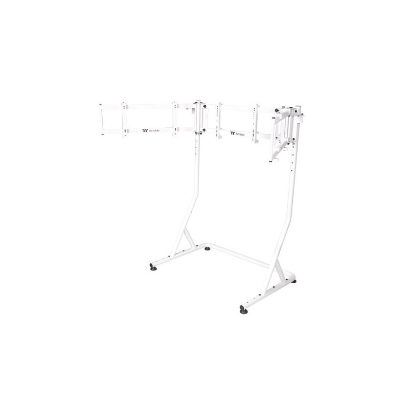 Thermaltake GSC-MSP-MDSLWH-01 monitorin kiinnike ja jalusta 139,7 cm (55") Lattia Valkoinen