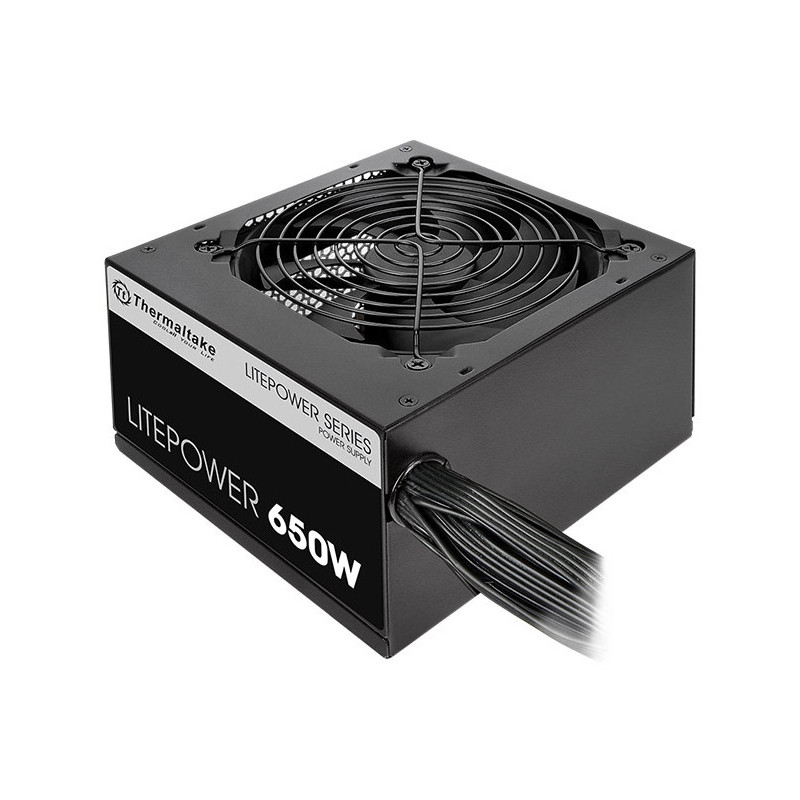 Thermaltake Litepower virtalähdeyksikkö 650 W 24-pin ATX ATX Musta