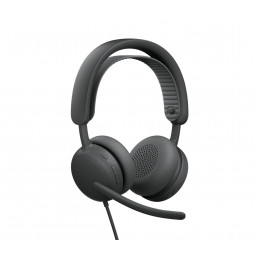 Logitech Zone Wired 2 Kuulokkeet Langallinen Pääpanta Puhelut Musiikki USB Type-C   USB Type-A Grafiitti