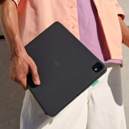 Logitech Flip Folio QWERTY Pohjoismainen Bluetooth Grafiitti