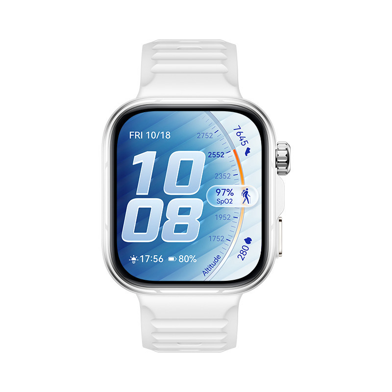 Huawei WATCH Fit 5 Pro 4,88 cm (1.92") AMOLED 44.5 mm Digitaalinen 480 x 408 pikseliä Kosketusnäyttö Valkoinen GPS (satelliitti)