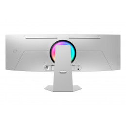 Samsung G95SD tietokoneen litteä näyttö 124,5 cm (49") 5120 x 1440 pikseliä Dual QHD OLED Hopea