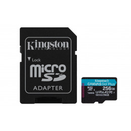 Kingston Technology Canvas Go! Plus flash-muisti 256 GB SD UHS-I Luokka 10