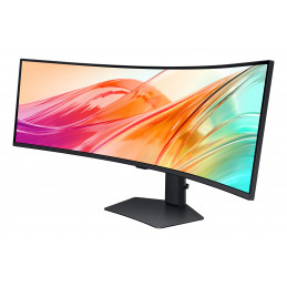 Samsung S95UC tietokoneen litteä näyttö 124,5 cm (49") 5120 x 1440 pikseliä Dual QHD LCD Musta
