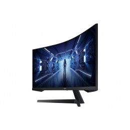 Samsung G55T tietokoneen litteä näyttö 86,4 cm (34") 3440 x 1440 pikseliä UltraWide Quad HD LED Musta