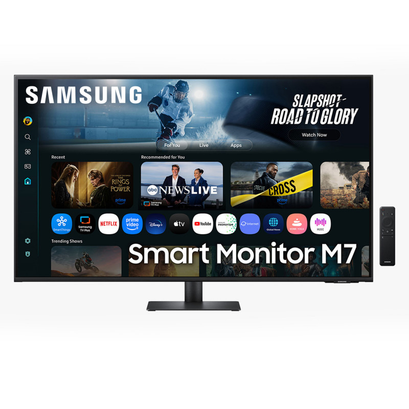 Samsung M7 M70F tietokoneen litteä näyttö 109,2 cm (43") 3840 x 2160 pikseliä 4K Ultra HD LCD Musta