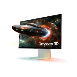 Samsung G90XF tietokoneen litteä näyttö 68,6 cm (27") 3840 x 2160 pikseliä 4K Ultra HD LCD Hopea