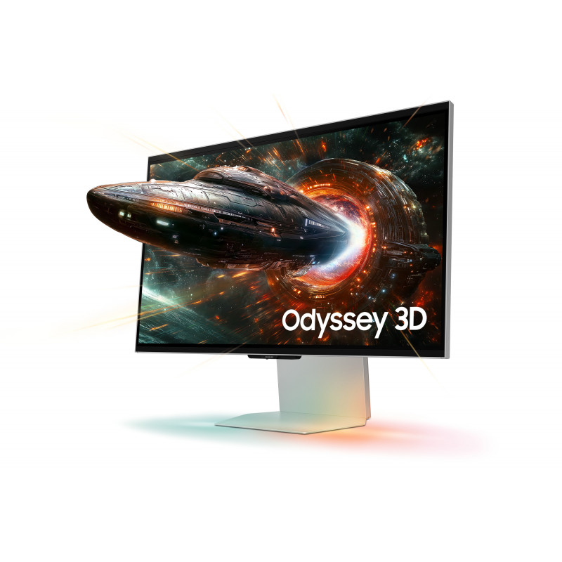 Samsung G90XF tietokoneen litteä näyttö 68,6 cm (27") 3840 x 2160 pikseliä 4K Ultra HD LCD Hopea