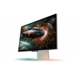 Samsung G90XF tietokoneen litteä näyttö 68,6 cm (27") 3840 x 2160 pikseliä 4K Ultra HD LCD Hopea