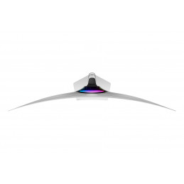 Samsung G93SD tietokoneen litteä näyttö 124,5 cm (49") 5120 x 1440 pikseliä Dual QHD OLED Hopea