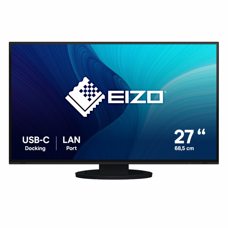 EIZO FlexScan EV2795-BK tietokoneen litteä näyttö 68,6 cm (27") 2560 x 1440 pikseliä Quad HD LCD Musta