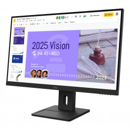 Lenovo ThinkVision E27Q-40 tietokoneen litteä näyttö 68,6 cm (27") 2560 x 1440 pikseliä Quad HD LCD Musta