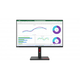 Lenovo ThinkVision T32h-30 tietokoneen litteä näyttö 80 cm (31.5") 2560 x 1440 pikseliä Quad HD LED Musta