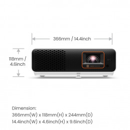 BenQ X500i Lähiprojektori 2200 ANSI lumenia DLP UHD 4K (3840x2160) Musta, Valkoinen