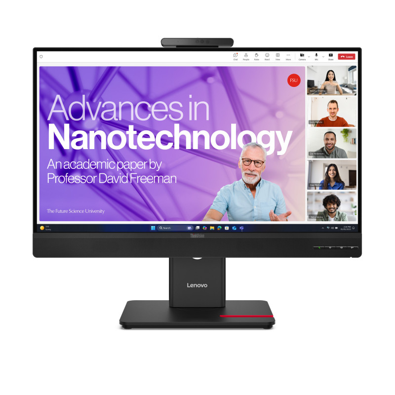 Lenovo ThinkVision T27QD-4v tietokoneen litteä näyttö 68,6 cm (27") 2560 x 1440 pikseliä Quad HD LCD Musta