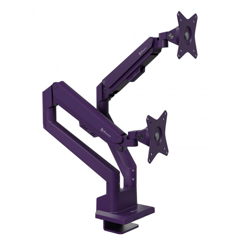 Arozzi AZ-ALZARE-NEO-DUO-PP monitorin kiinnike ja jalusta 81,3 cm (32") Vastaanotto Purppura