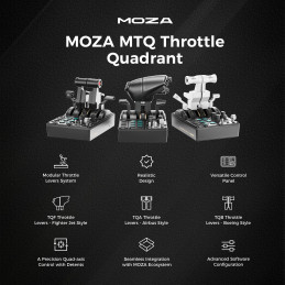 MOZA MTQ Throttle Panel Lentoalusta