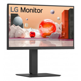LG 24BA650 tietokoneen litteä näyttö 60,5 cm (23.8") 1920 x 1080 pikseliä Full HD LED Musta