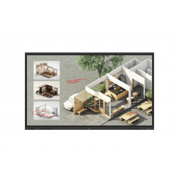 LG CreateBoard Standard Interaktiivinen valkotaulu 2,18 m (86") 3840 x 2160 pikseliä Kosketusnäyttö Musta